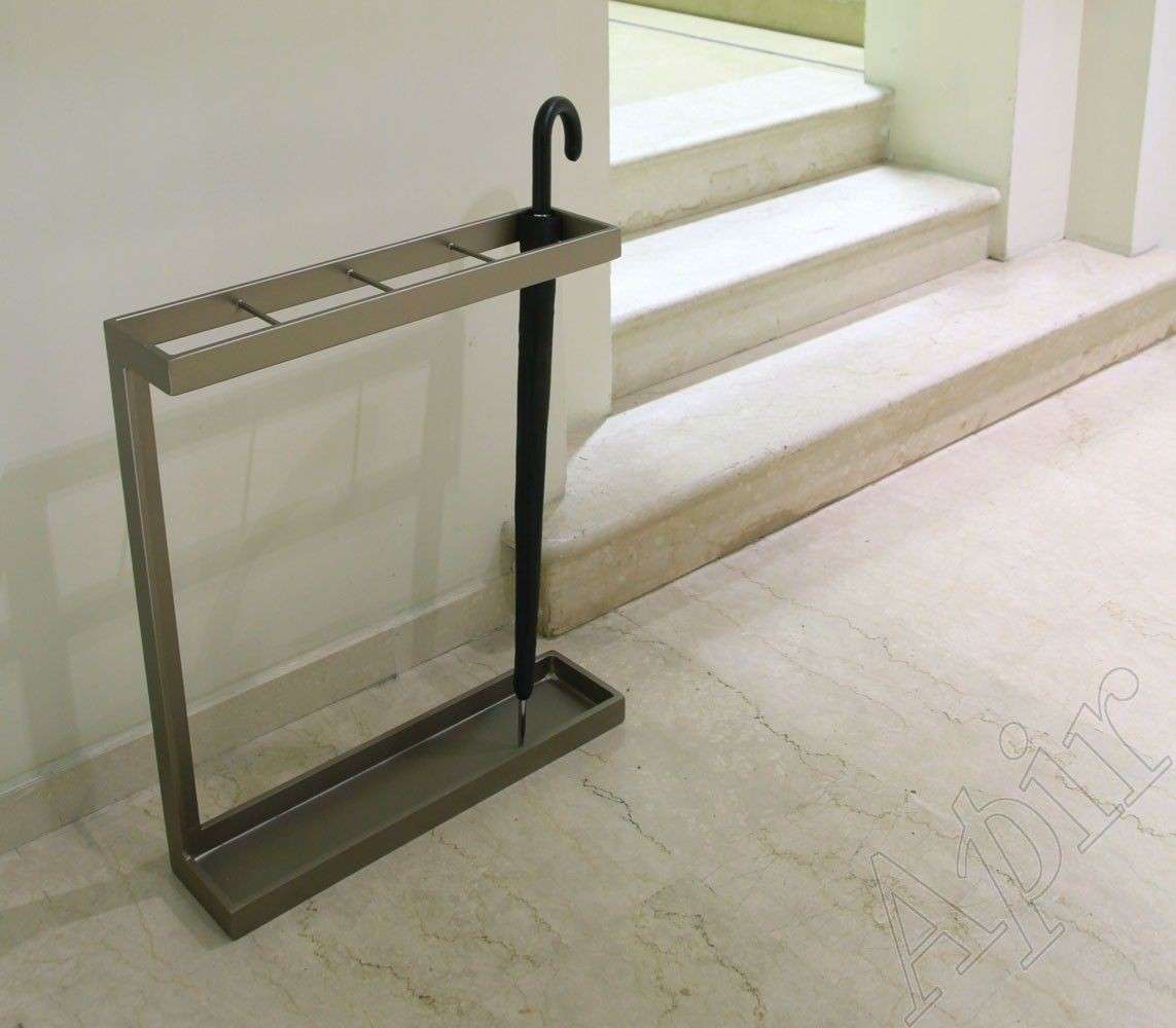Portaombrelli verde geometrico