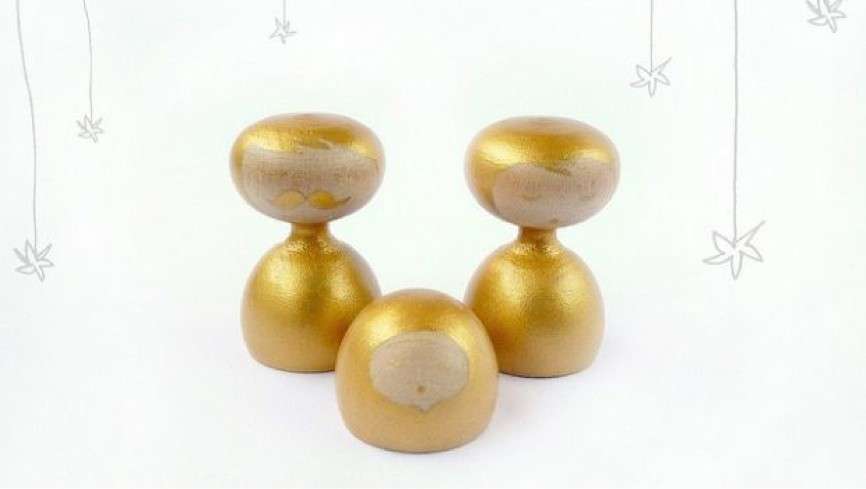 Presepe di design Zime Gold