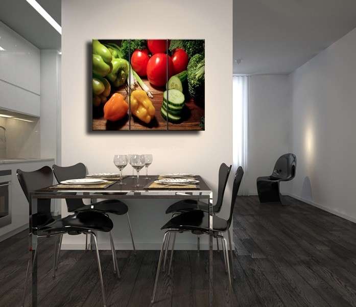 Quadro con frutta e ortaggi