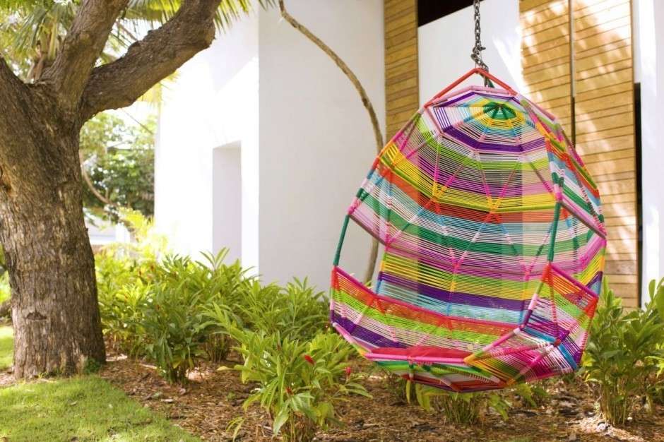 Seduta sospesa multicolor