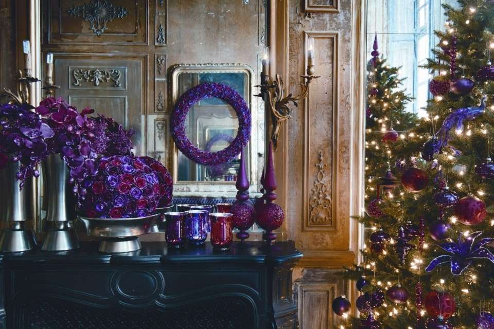 Sia Home Natale 2012, decorazioni viola