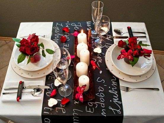 Decorazioni romantiche per San Valentino