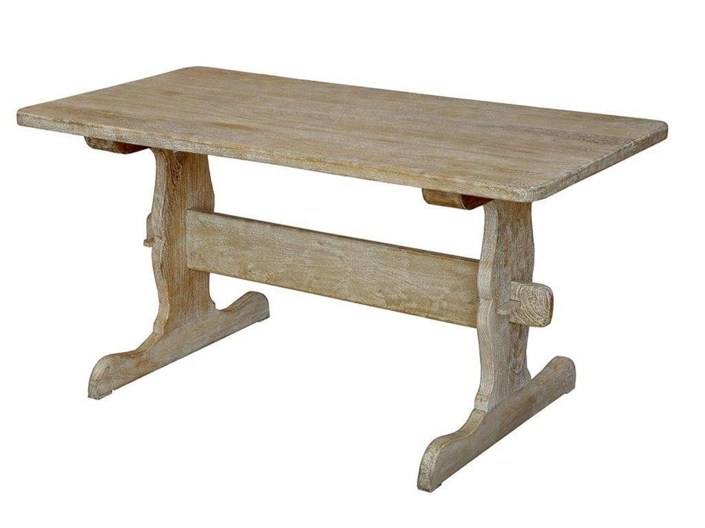Tavolino in legno decapato 