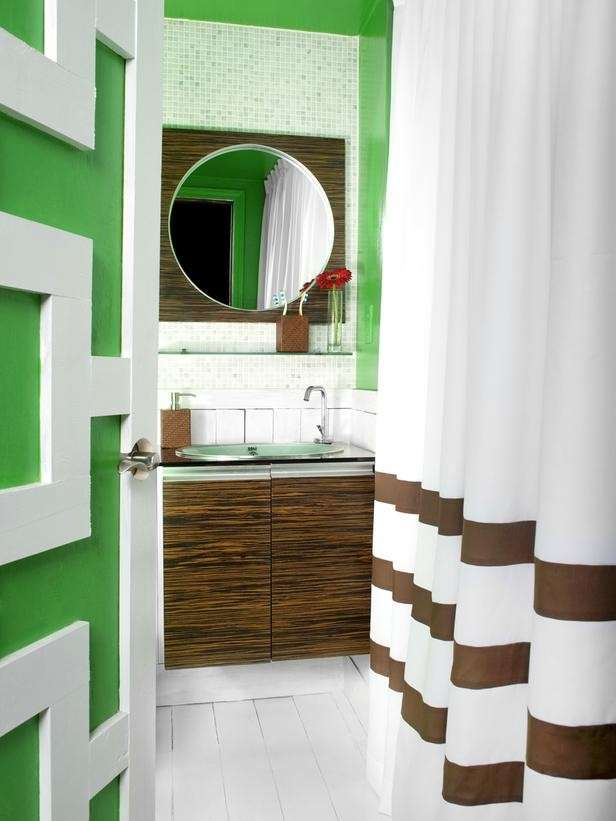 Tenda bianca per bagno cieco