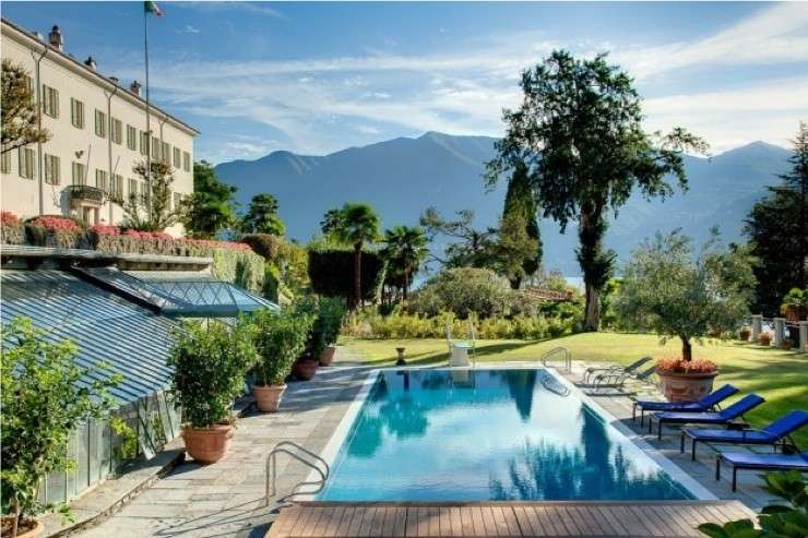 Terrazza con piscina Villa Rubin