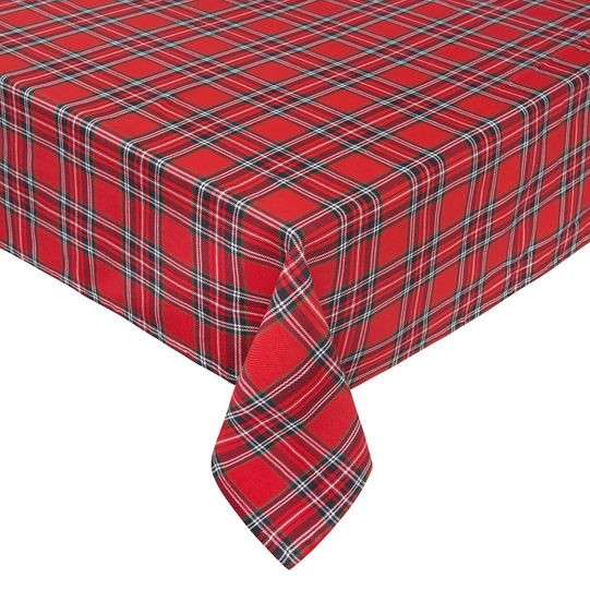Tovaglia di Natale in tartan Coincasa