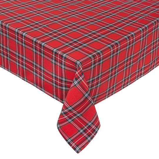 Tovaglia di Natale in tartan Coincasa 