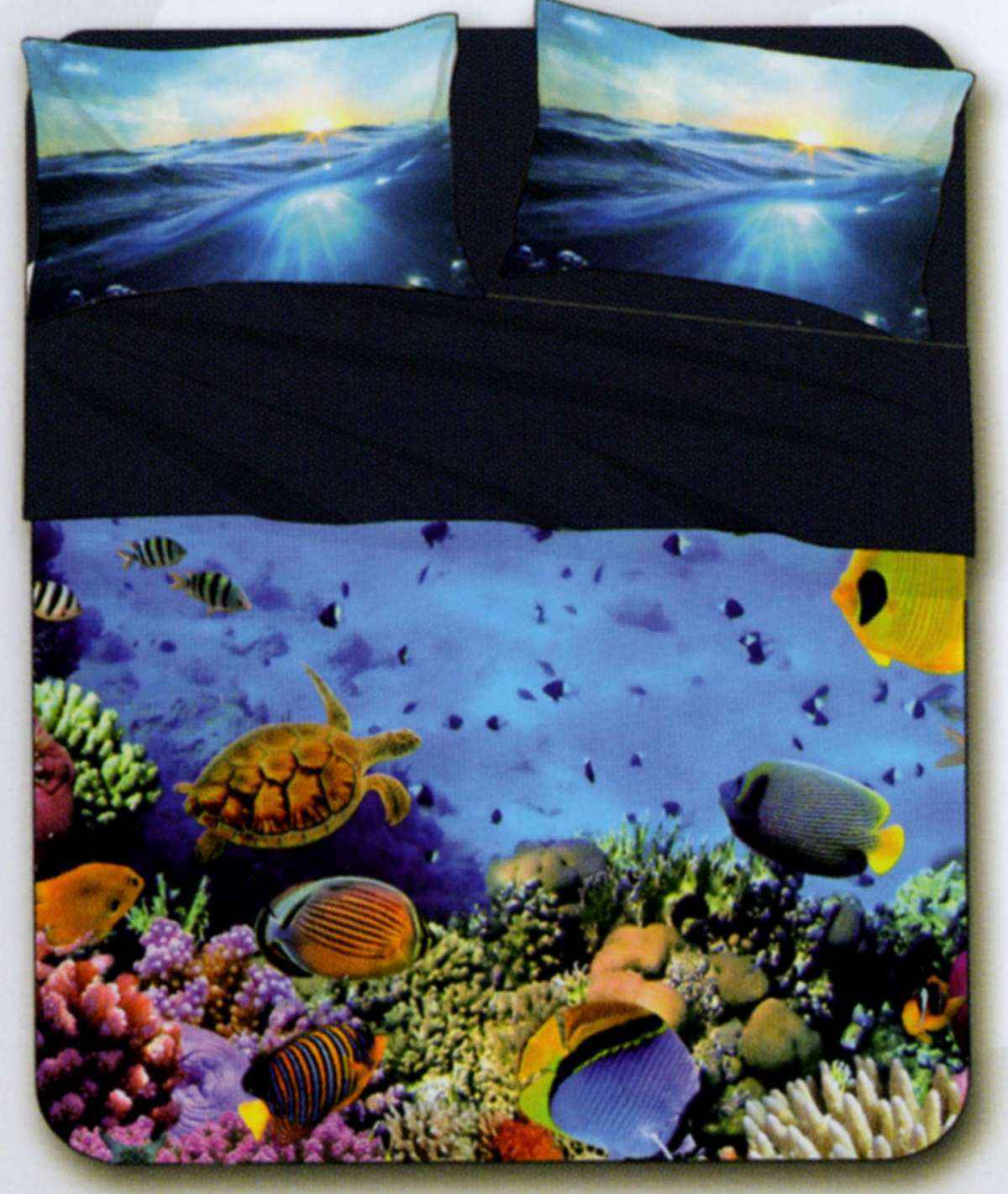 Un'acquario in camera da letto