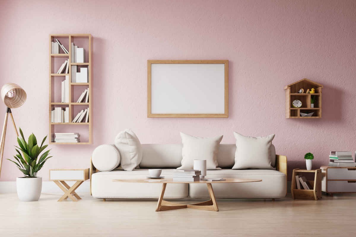 abbinare colore pareti mobili legno chiaro