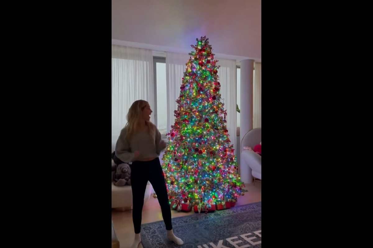 albero di natale chiara ferragni