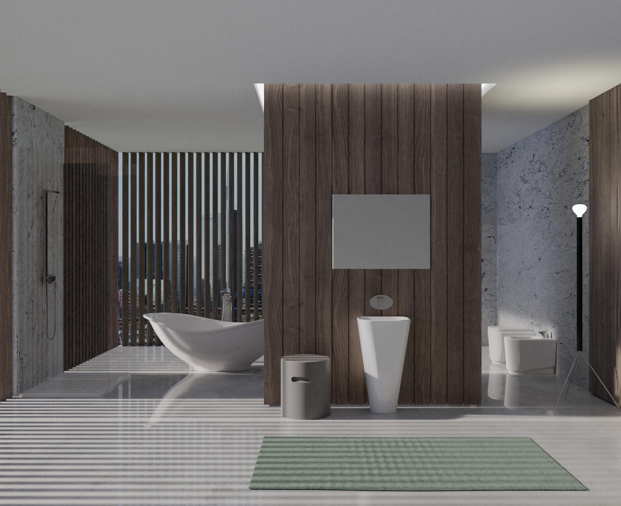 arredare bagno scorpione