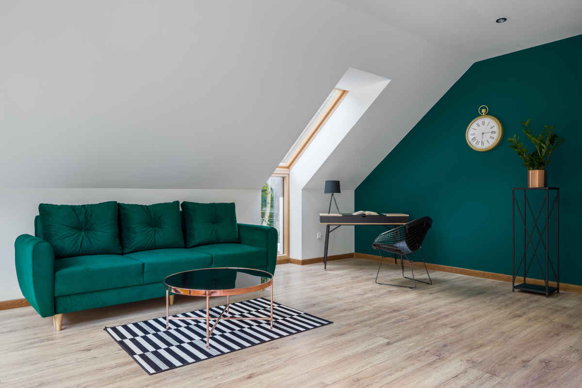 colori pareti mansarda accostamenti con mobili e pavimenti
