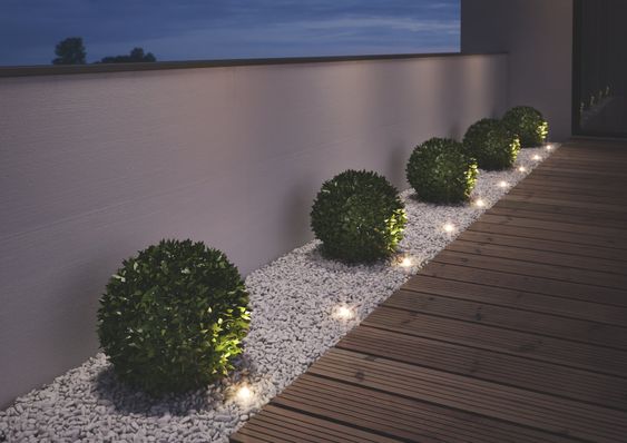 come illuminare terrazzo