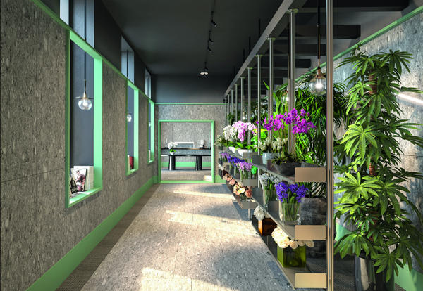 flower market, elle decor grand hotel