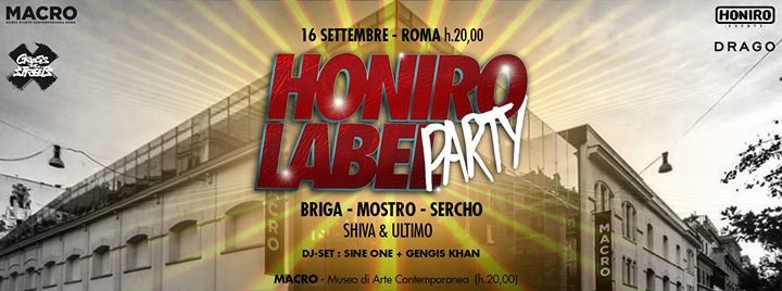 honiro label party roma macro