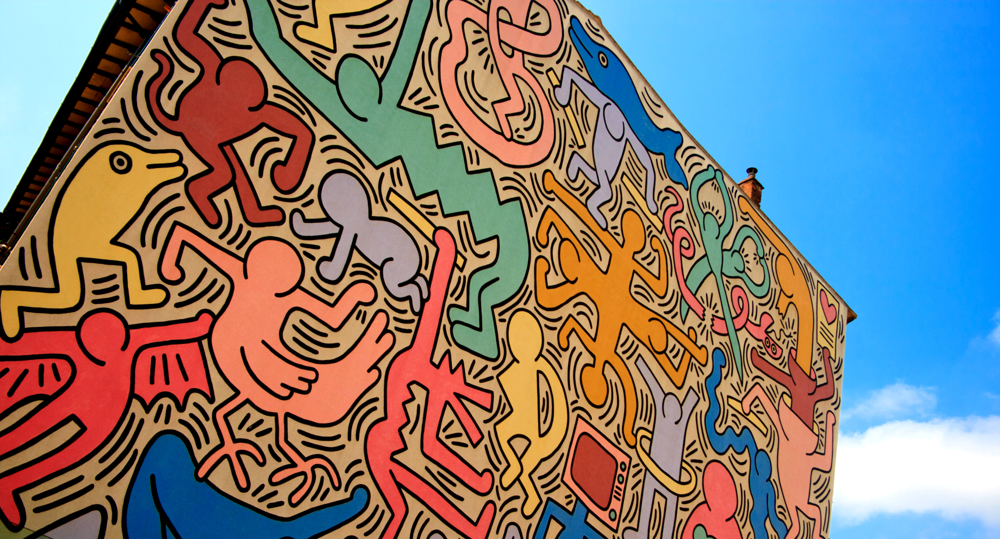 Tuttomondo di Keith Haring a Pisa