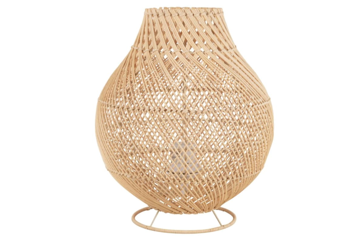 novita maisons du monde lampada rattan