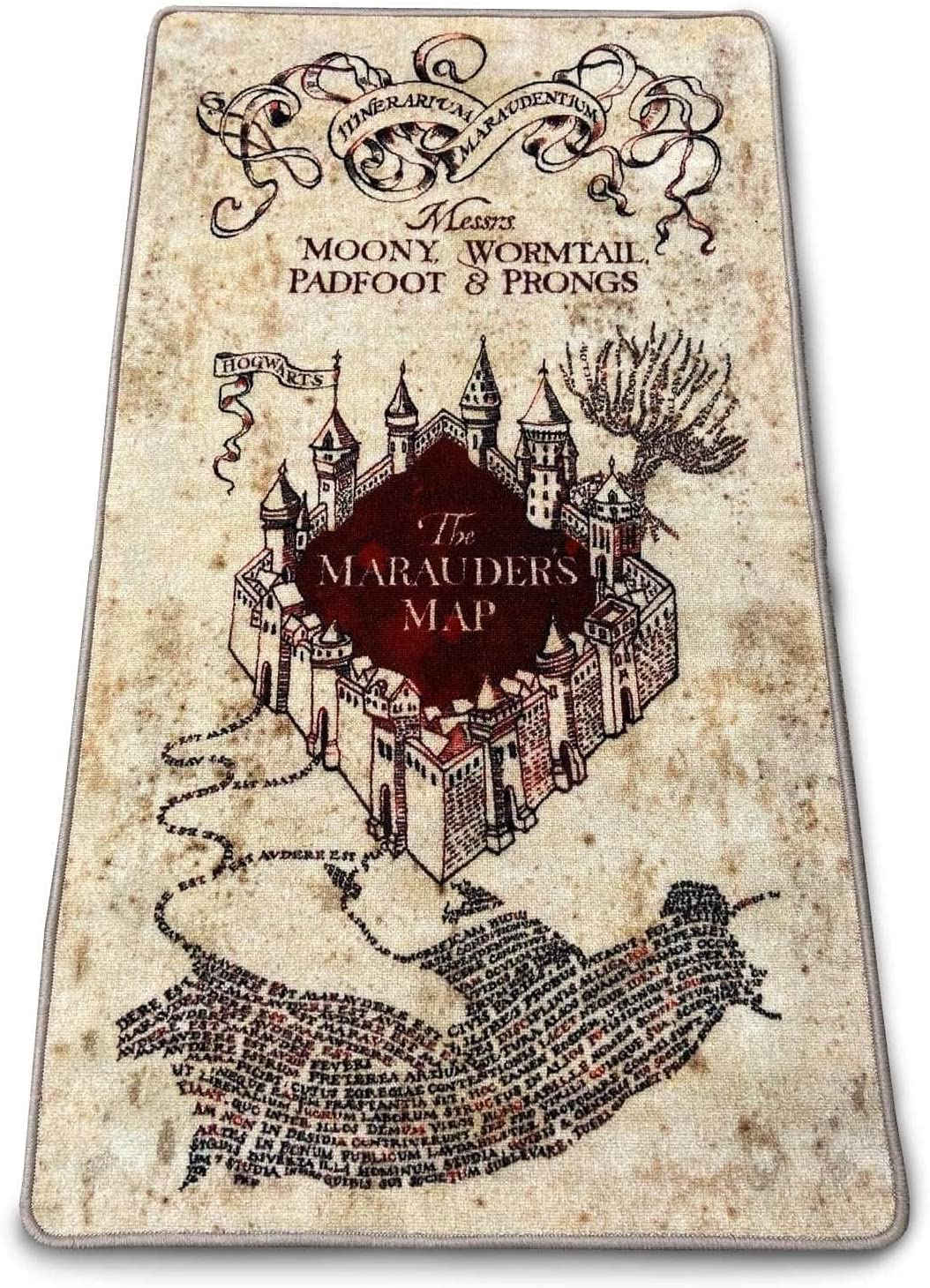 tappeto mappa del malandrino harry potter