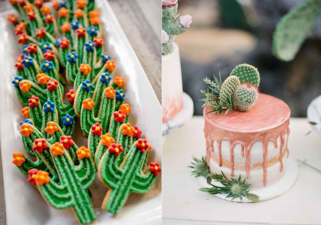 torta matrimonio cactus