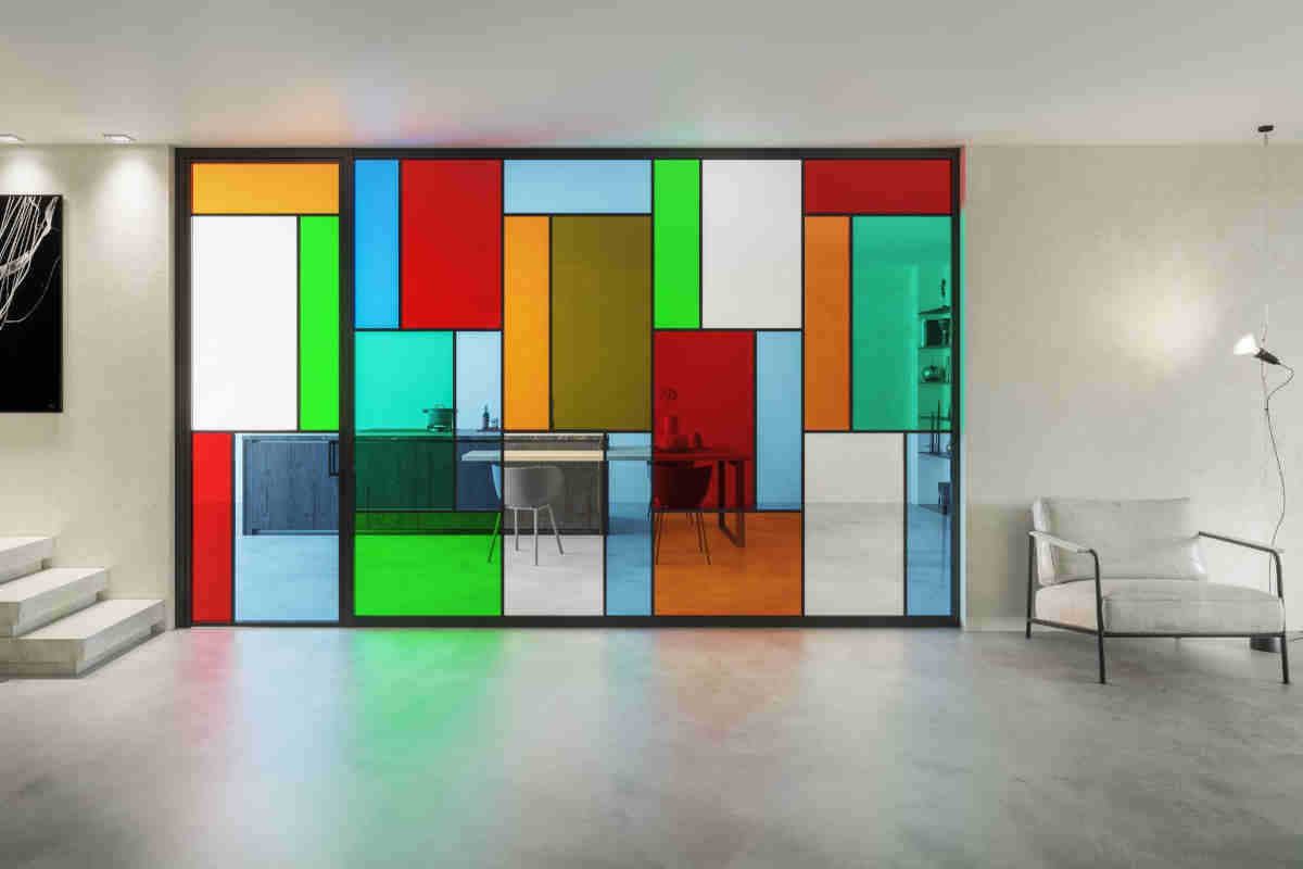 pareti divisorie mobili alluminio vetro truelight