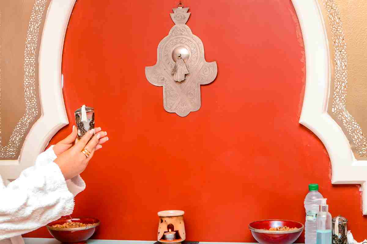 Bagno in stile marocchino