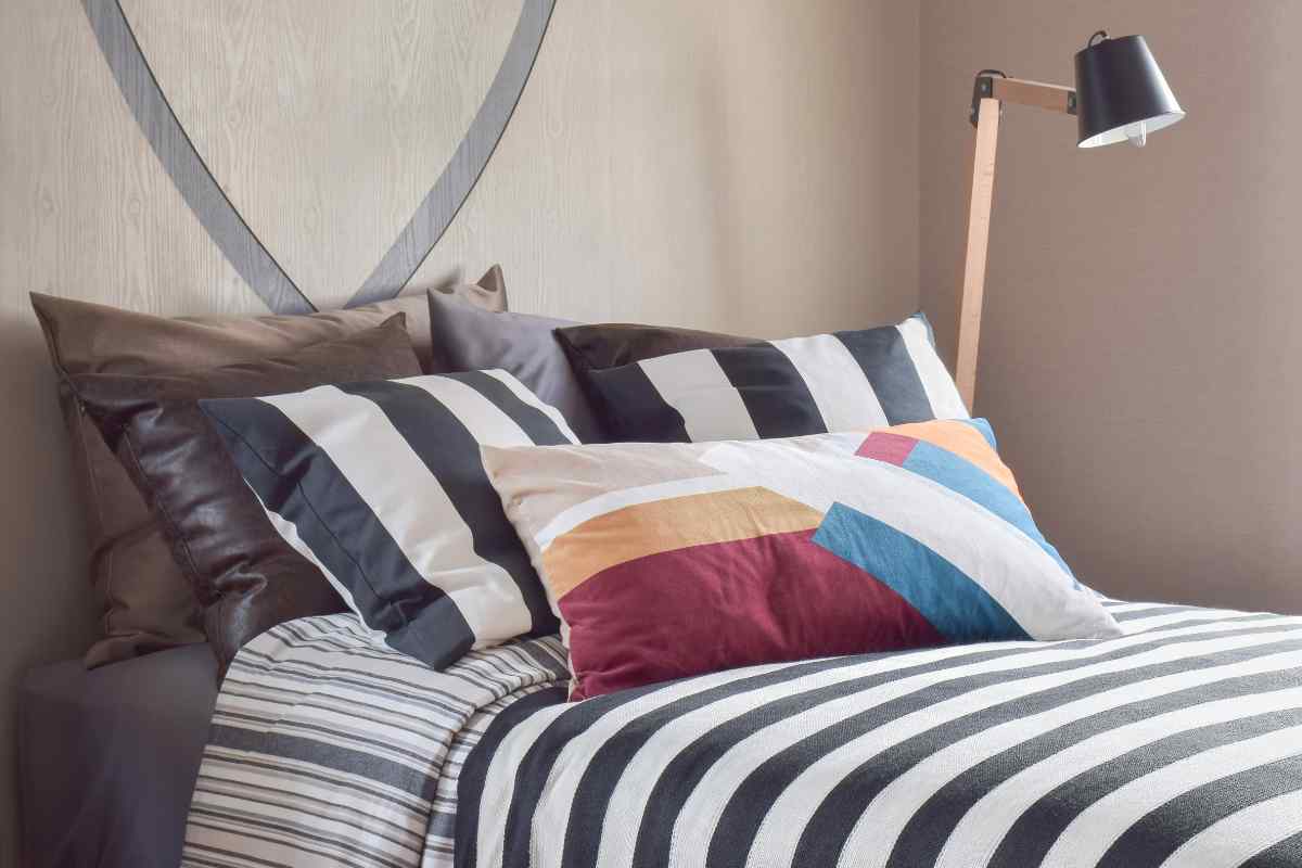 Biancheria letto a righe