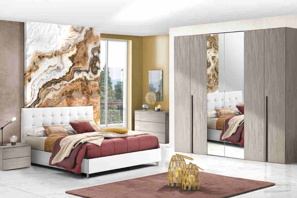 Camera da letto grigia Mondo Convenienza