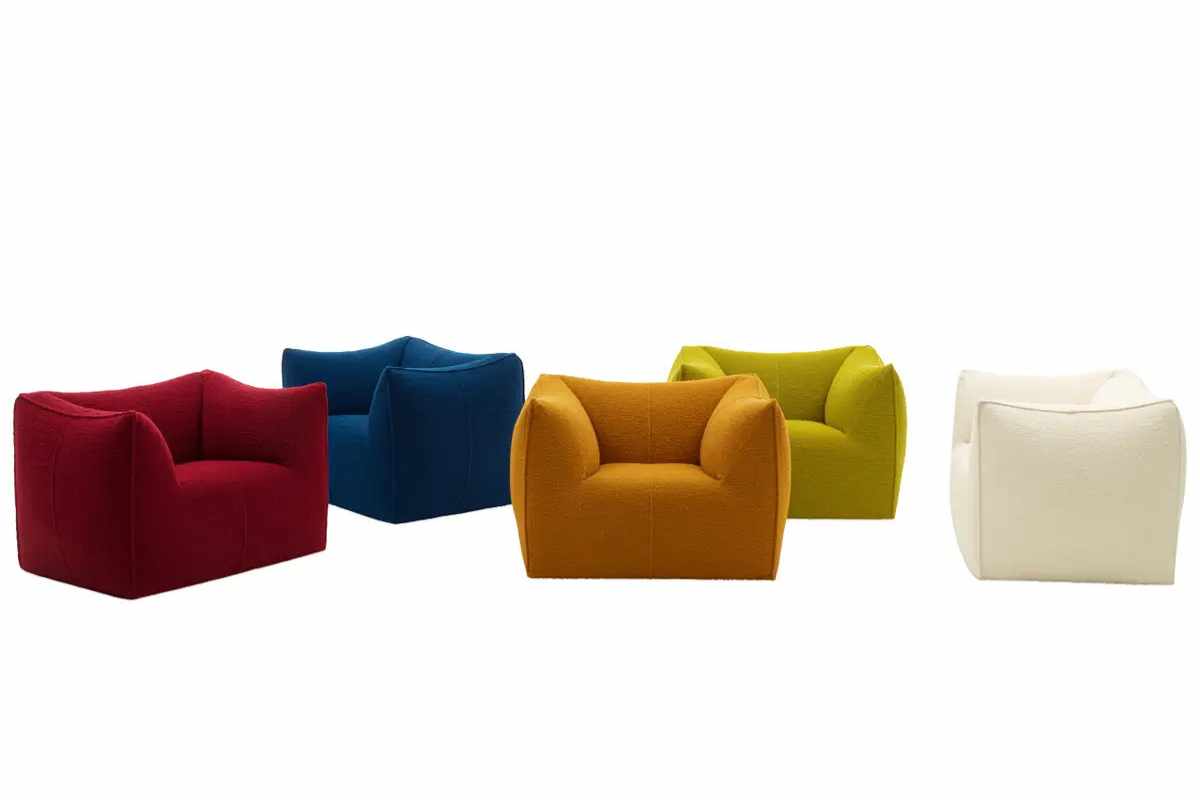 Poltrona Le Bambole in vari colori per arredare stile vintage 