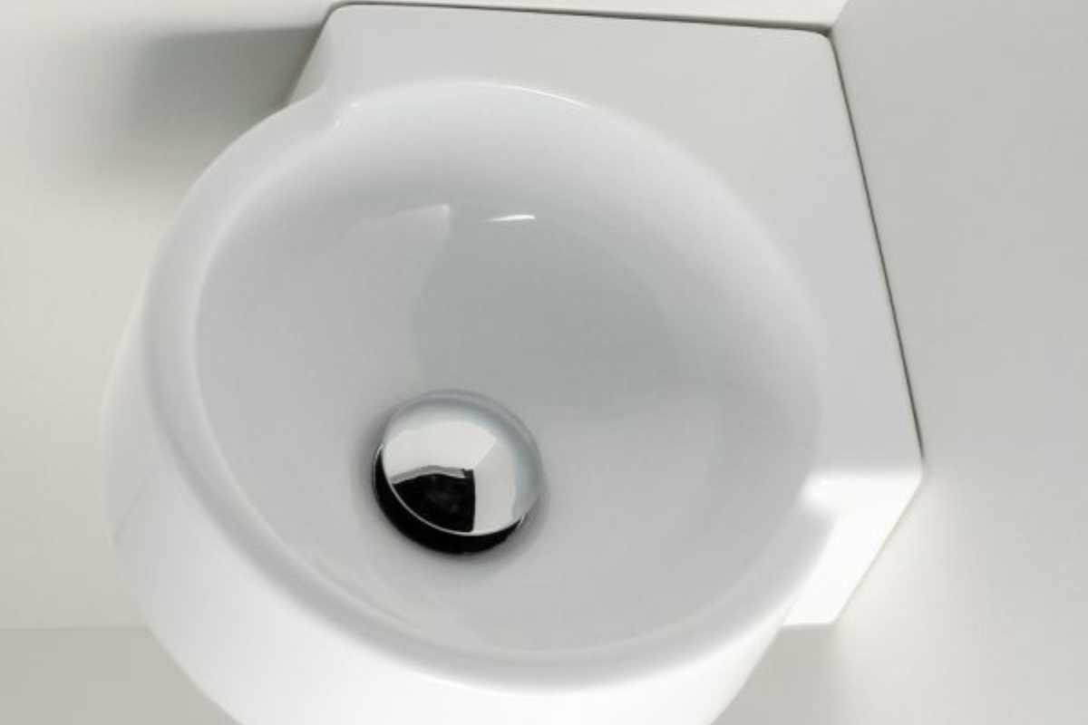 Lavabo ad angolo Mini Twin Ceramica Flaminia
