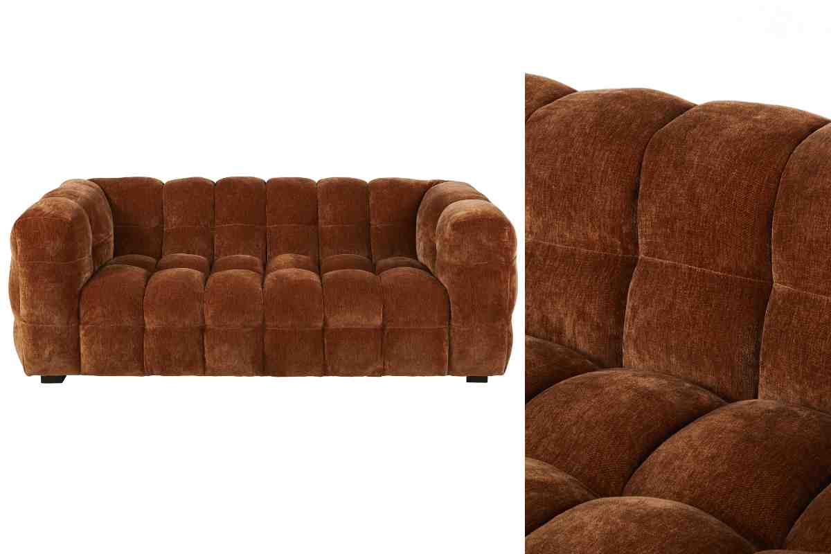 Divano nuvola in velluto Lilo Maisons du Monde