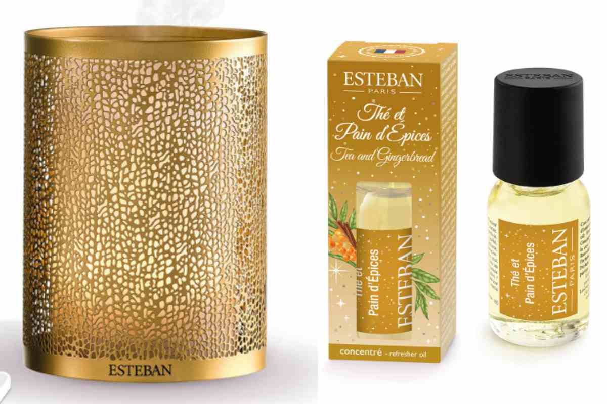 Diffusore a ultrasuoni bruma di profumo Edizione Oro & Luce Esteban