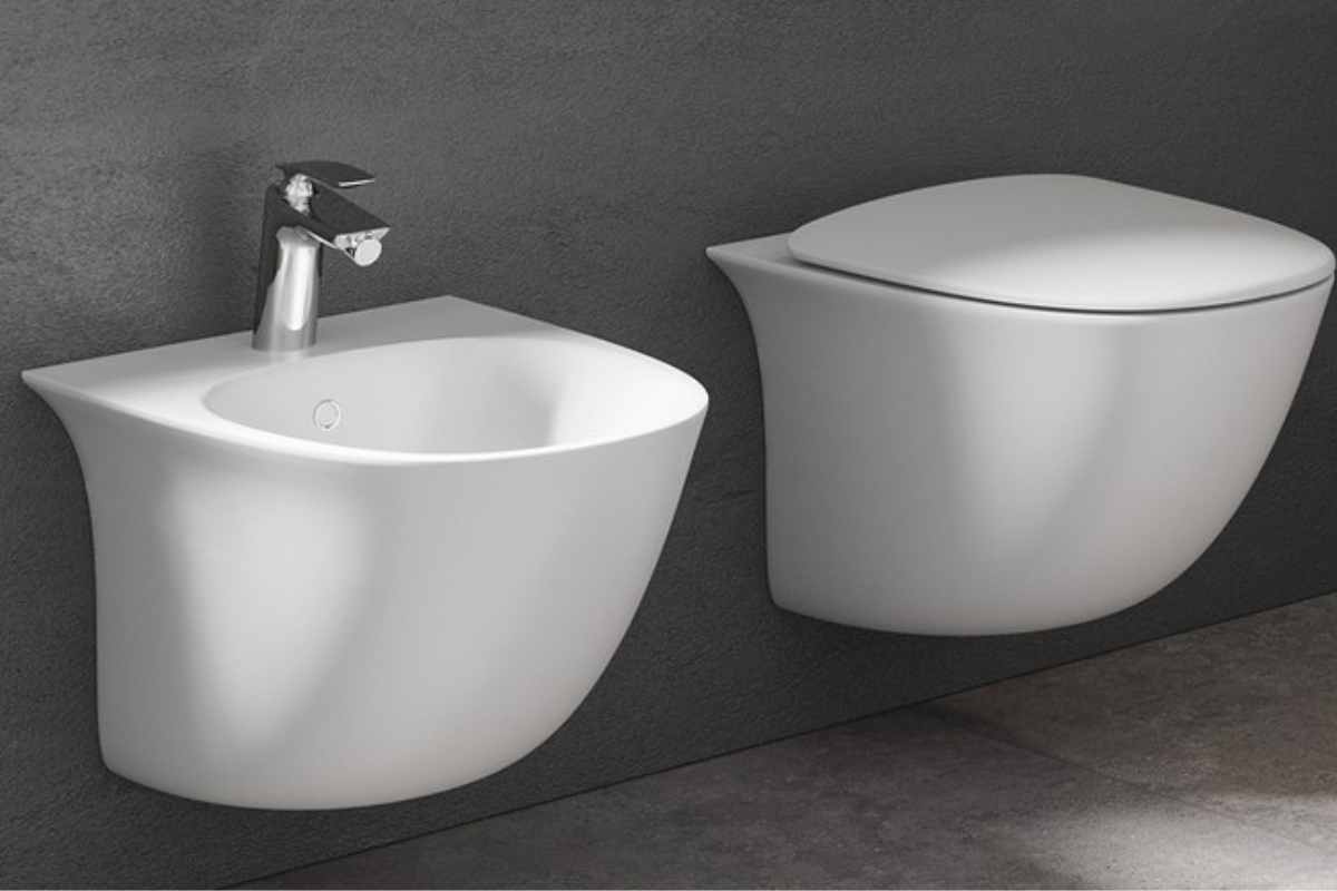 Sanitari sospesi Berlino Rimless Iperceramica