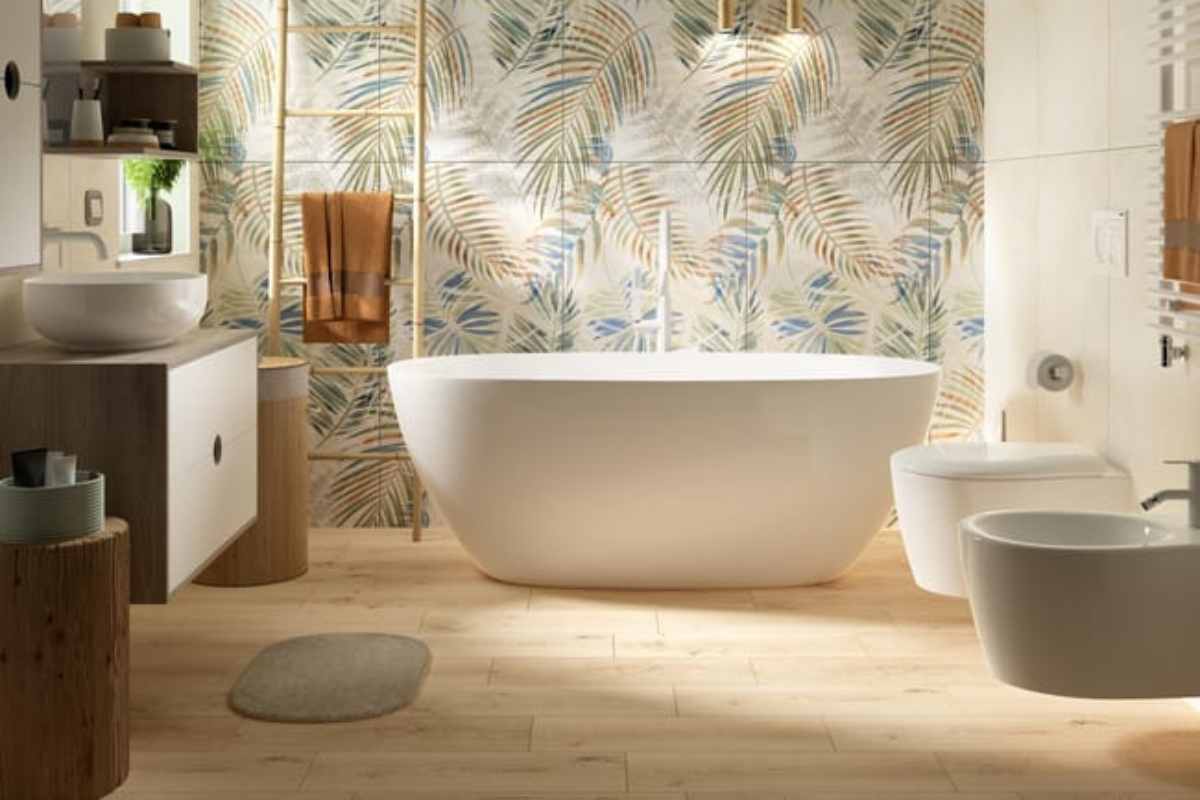 sanitari sospesi in bagno moderno