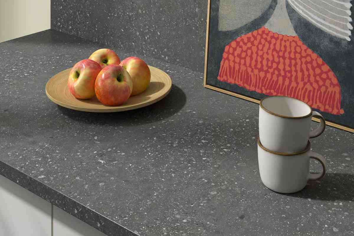 piano di lavoro ikea effetto terrazzo EKBACKEN