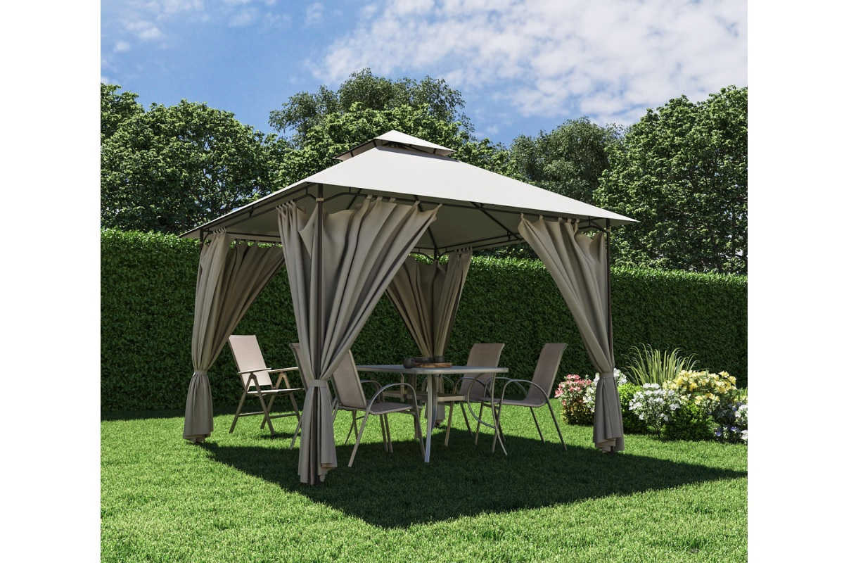 gazebo in metallo leroy merlin