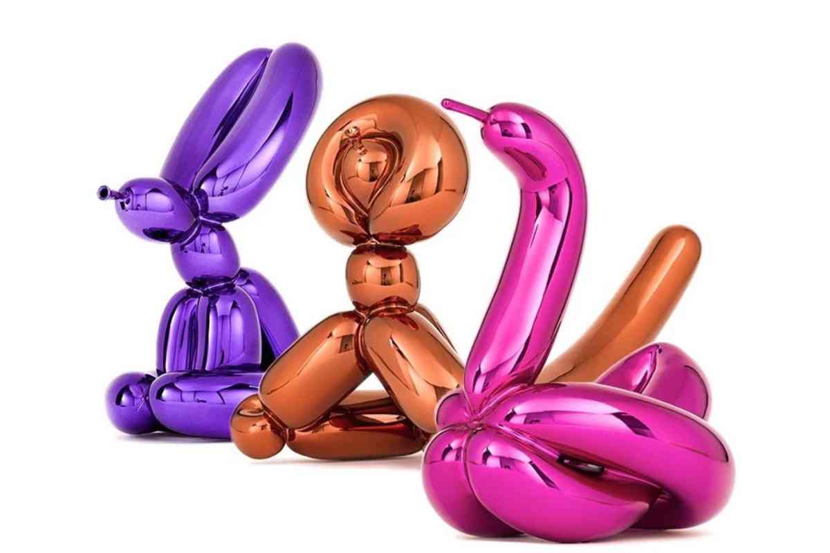 Balloon Animals scultura a forma di palloncino di ceramica di Jeff Koons