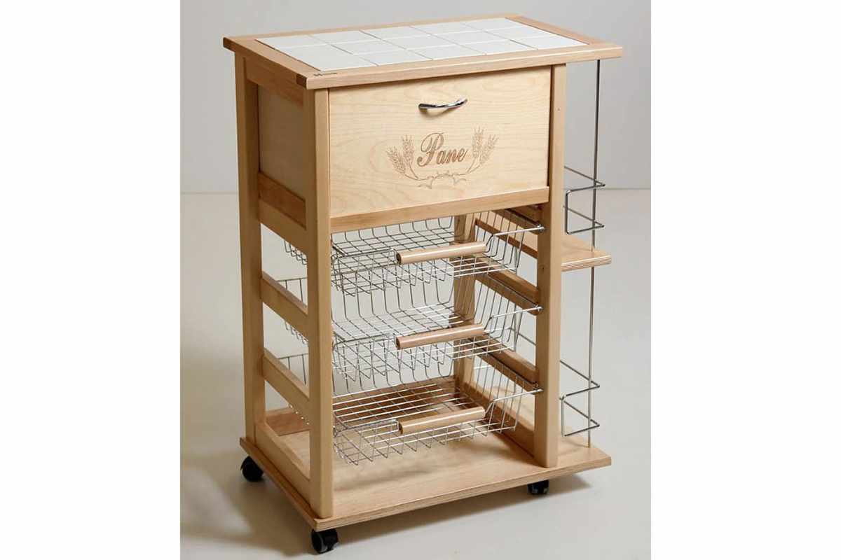 Carrello Ambrogio Maitre d’Hotel di Ambrogio.store tra i migliori modelli di carrelli da cucina