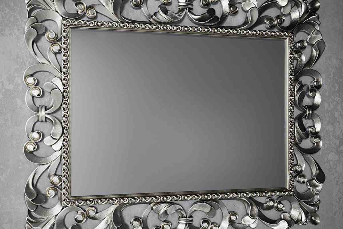Specchiera Eban Queen in foglia di argento