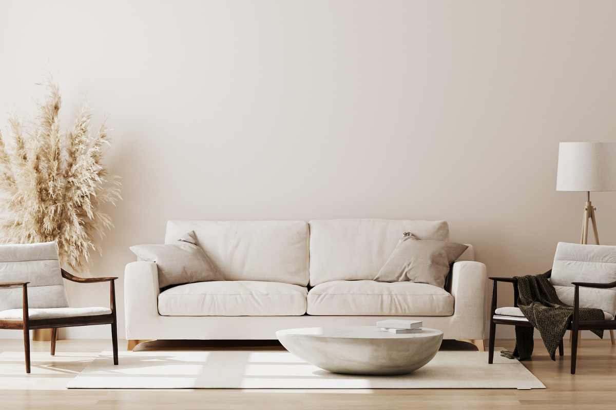 casa arredata in stile minimal