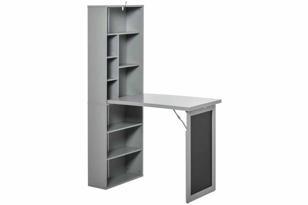 Scrivania pieghevole con libreria e Lavagna Homcom Aosom tra le soluzioni salvaspazio per le camerette dei bambini