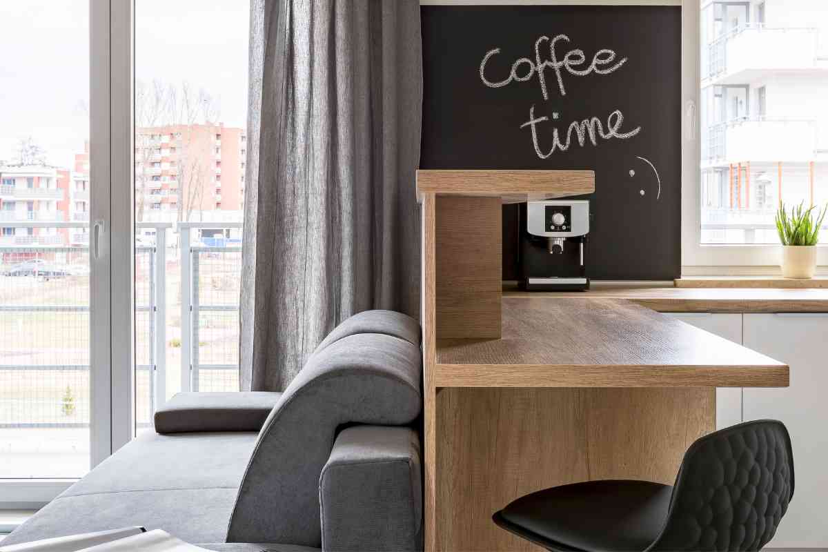 Pareti della cucina effetto lavagna 