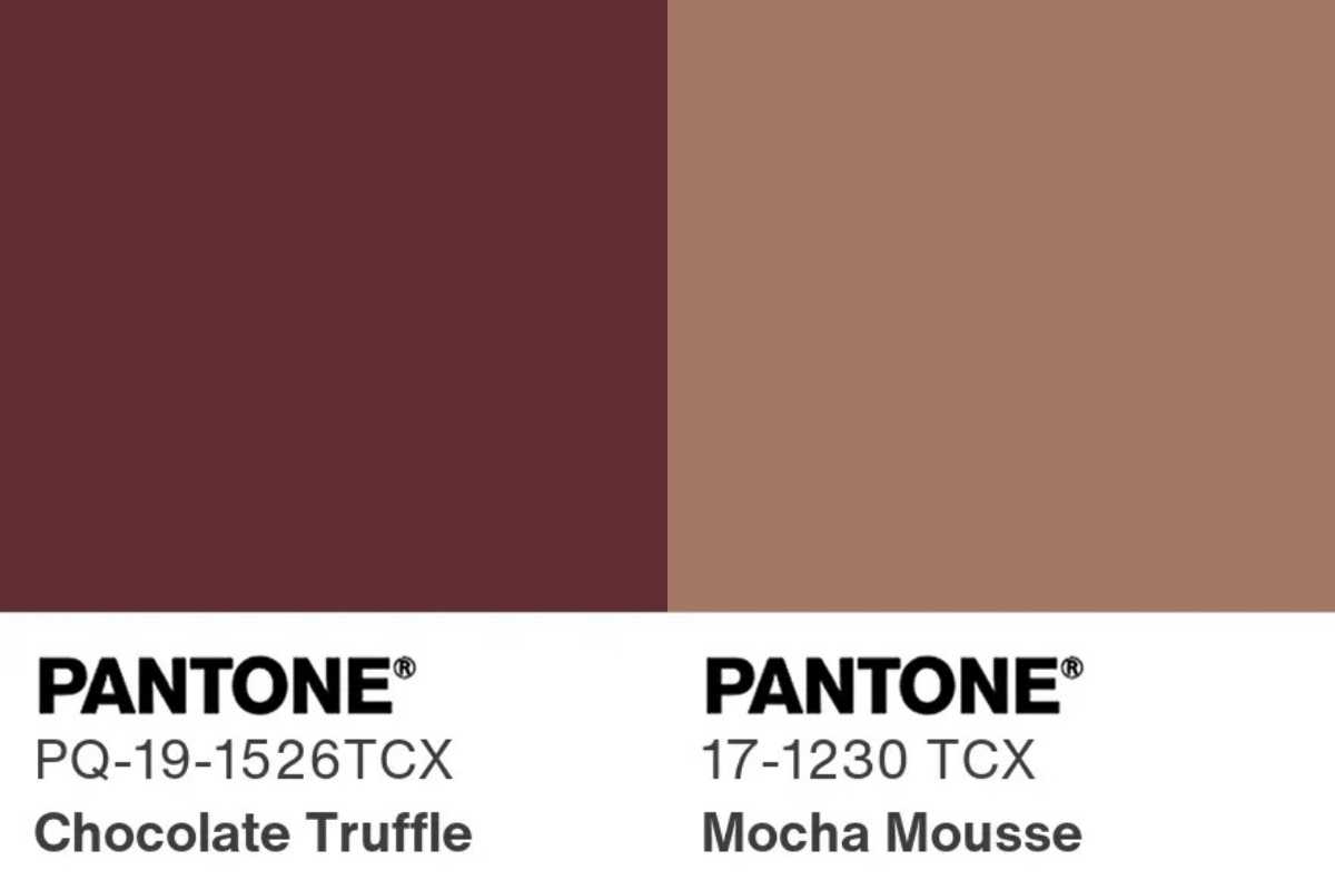 Tonalità cioccolato Pantone