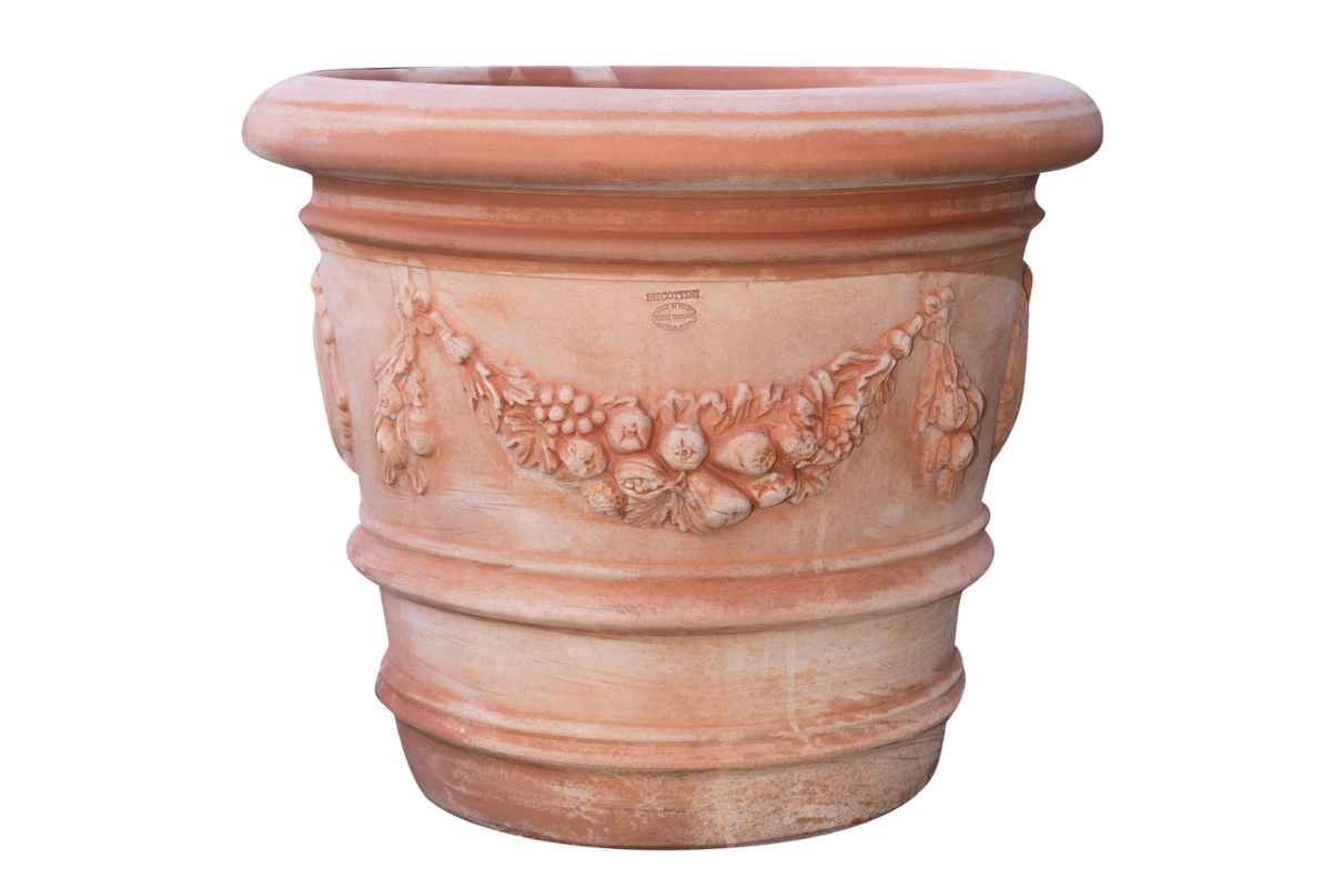 Vaso da giardino in terracotta Biscottini