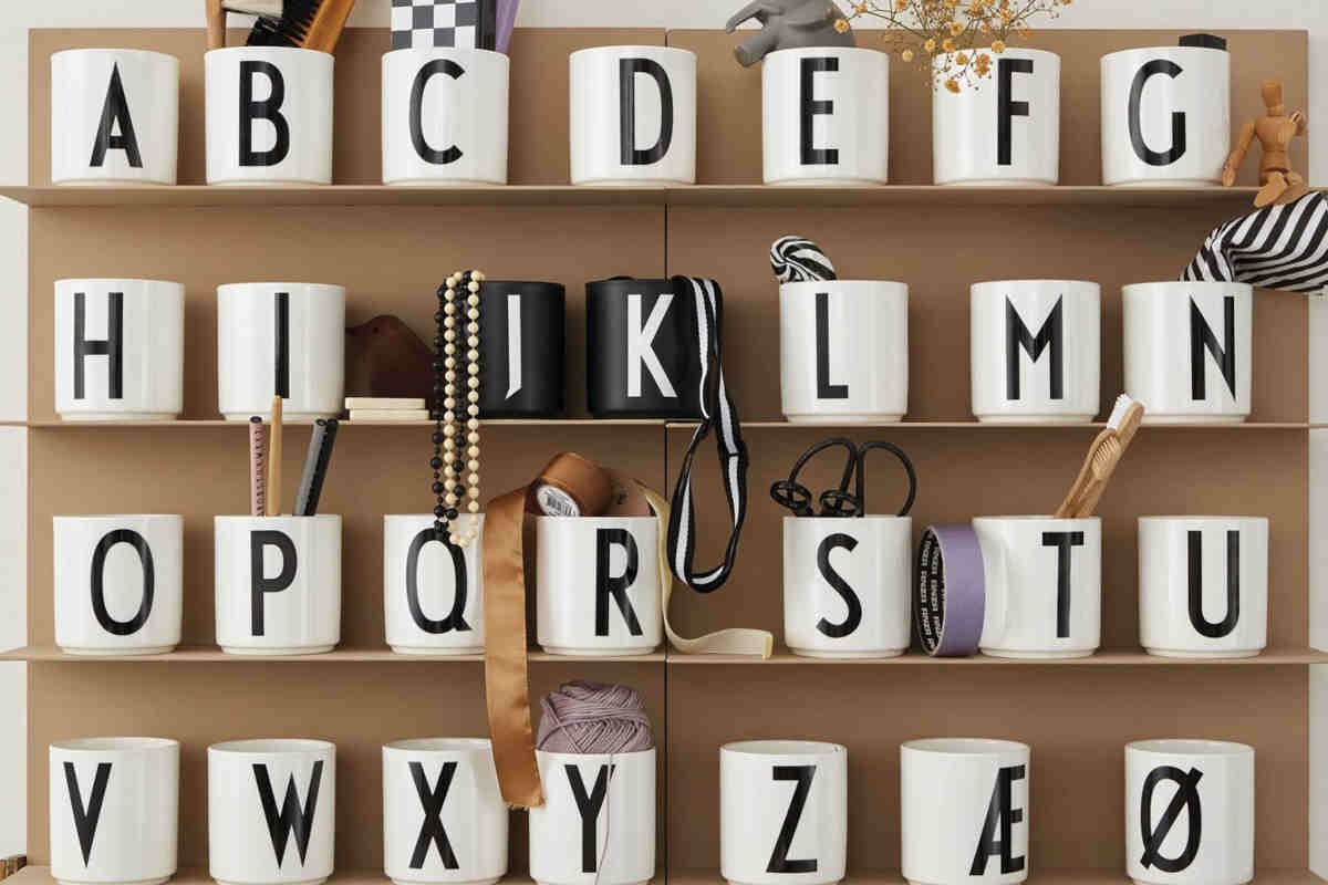 tazza design letters