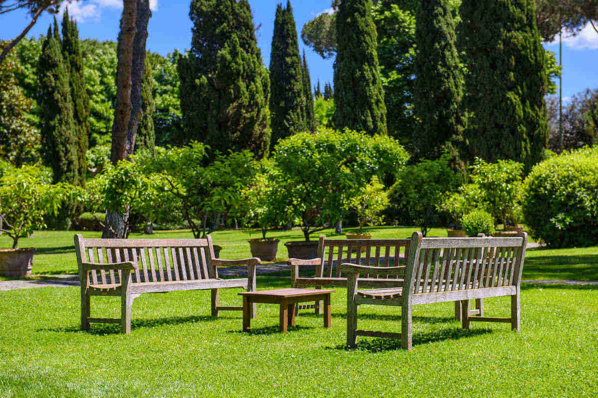 panchine da giardino