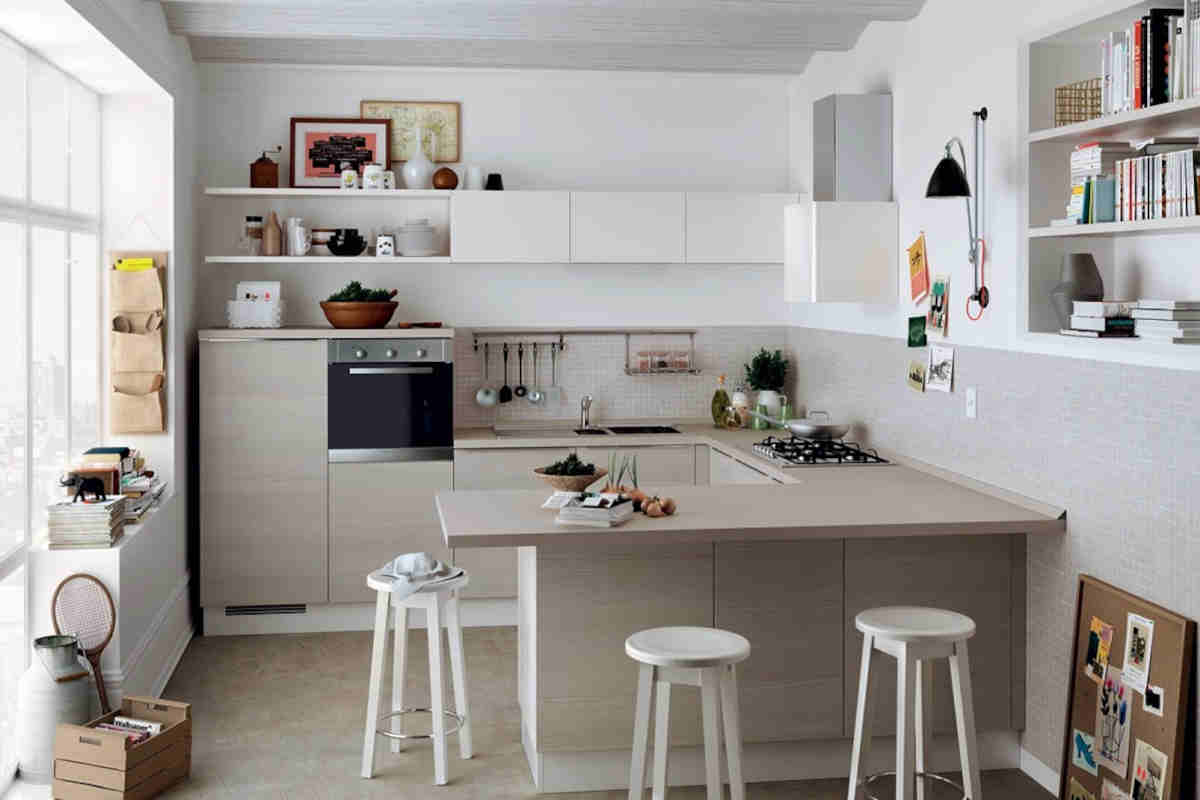 cucina urban scavolini con penisola