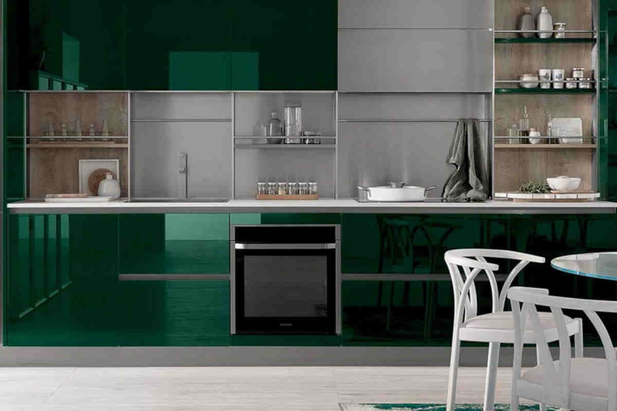 veneta cucine oyster verde