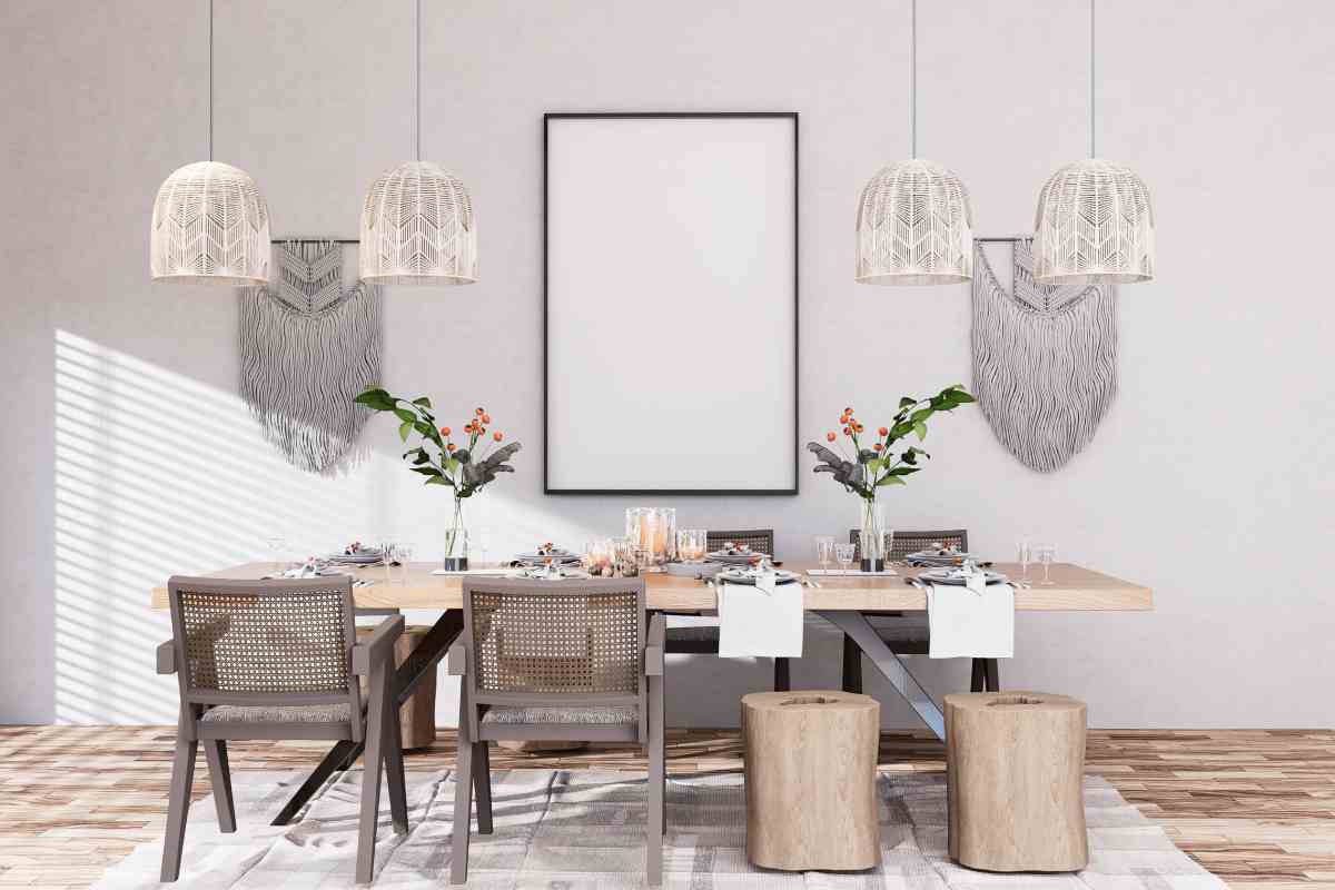 casa in campagna arredata con mobili in legno rustici dal design moderno