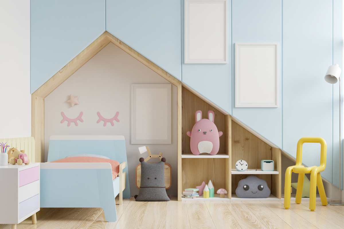 una delle camerette per bambini realizzata con le nostre idee da copiare