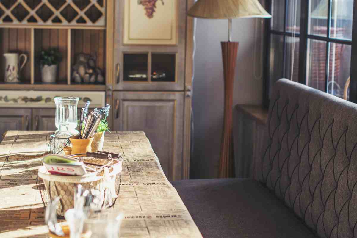 foto di interno di cucina in stile shabby chic